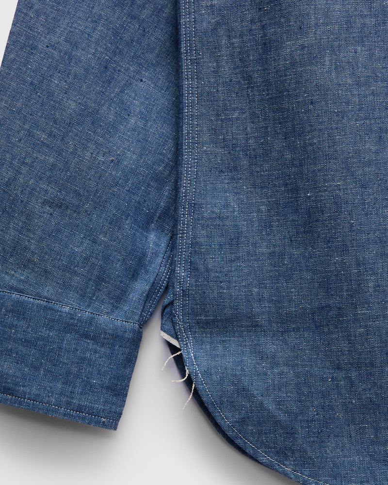 Big Yank Chambray Shirt in Sax Blue
