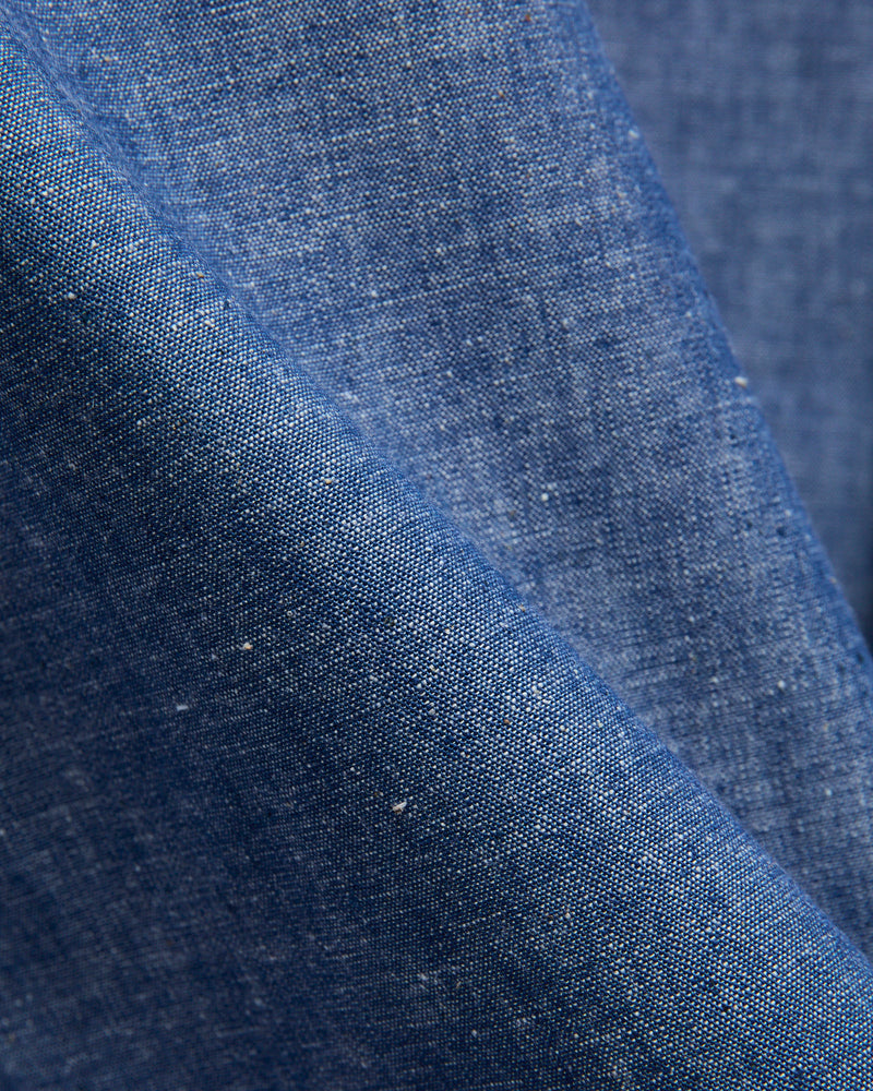 Big Yank Chambray Shirt in Sax Blue