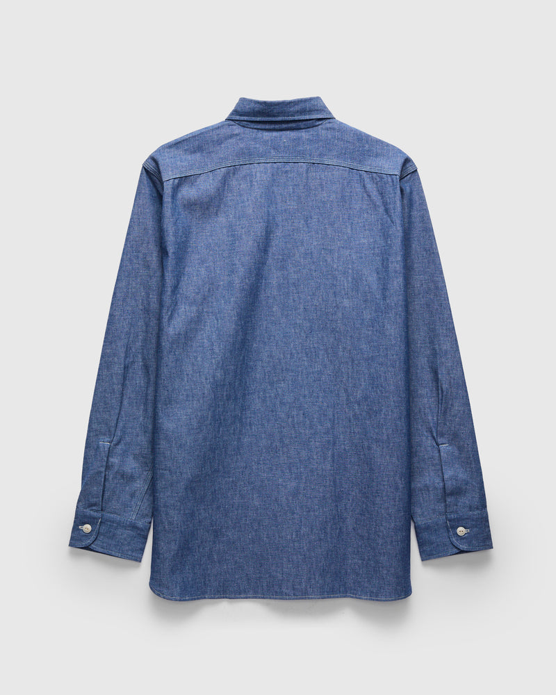 Big Yank Chambray Shirt in Sax Blue