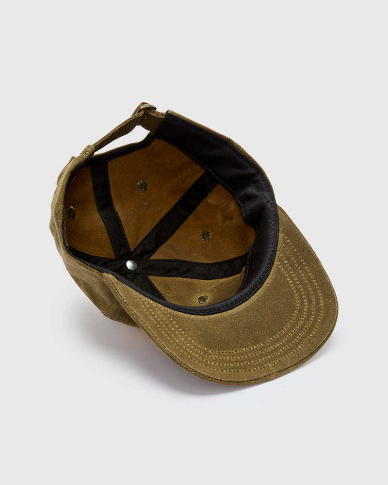 Baseball Hat in Waxed Cotton Loden