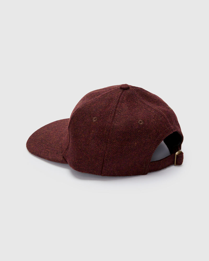 Baseball Hat in Fig Wool