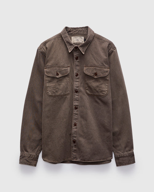 Utility Shirt in Chocolate