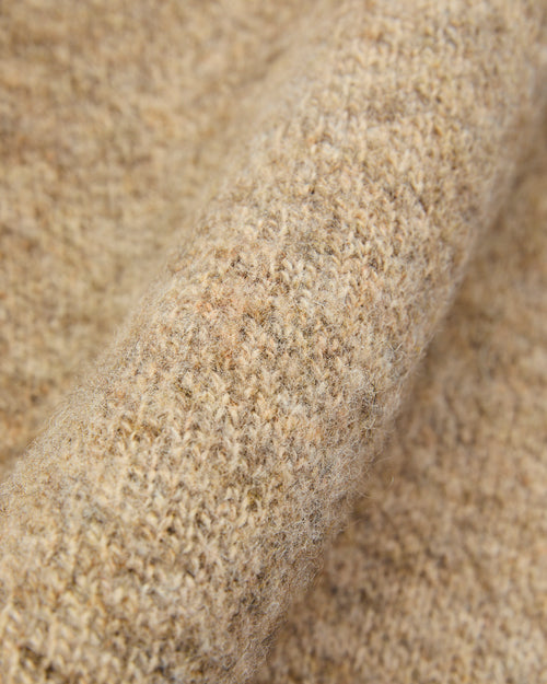 "Creatures of the Howlin' Moon" Wool Knit Cardigan in Mixed Shrooms