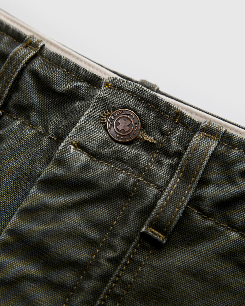 Hencye Double Knee Workpant in Washed Slate