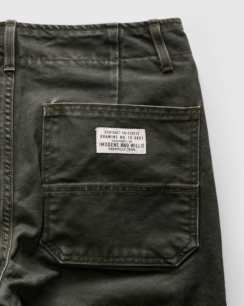 Hencye Double Knee Workpant in Washed Slate