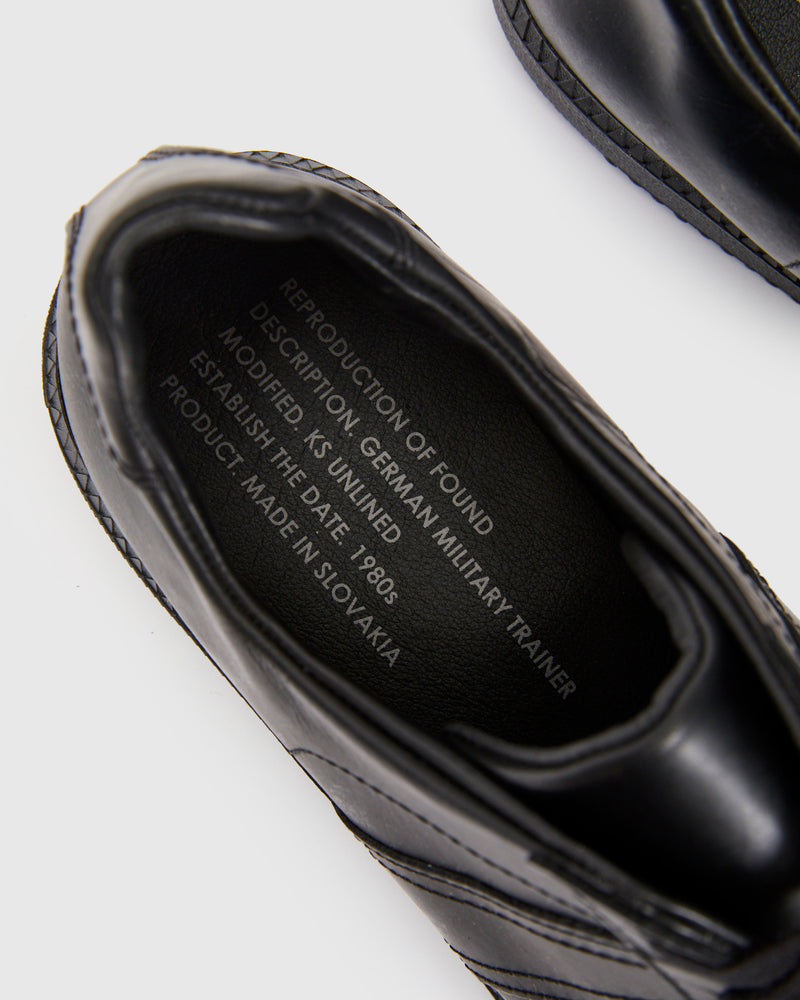 Reproduction of Found x Kaptain Sunshine Unlined KS Trainer in Black