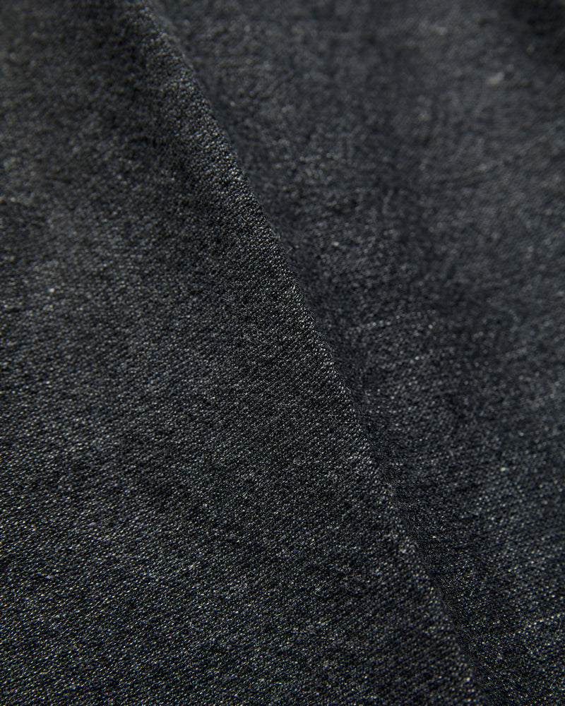 Wool Hemp Neutral Trousers in Top Charcoal