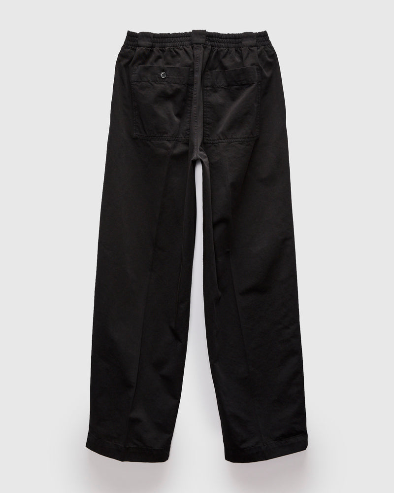 Harbor Twill Cotton Pant in Black