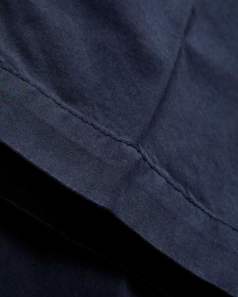 Harbor Twill Cotton Pant in Midnight Navy