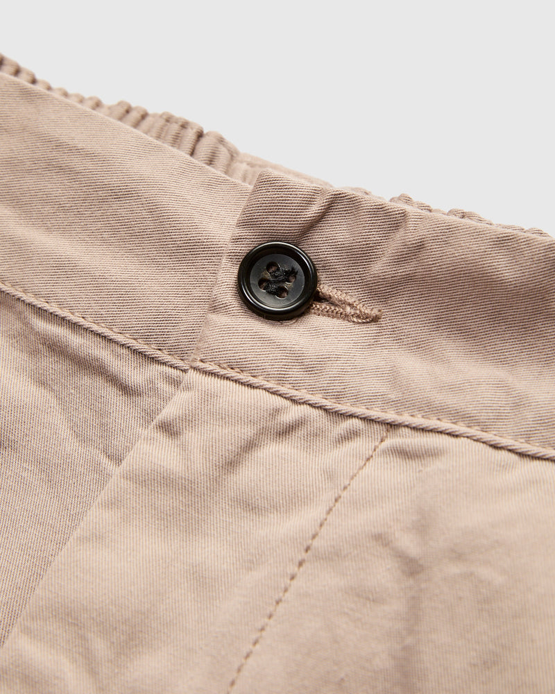 Harbor Twill Cotton Pant in Moon Rock