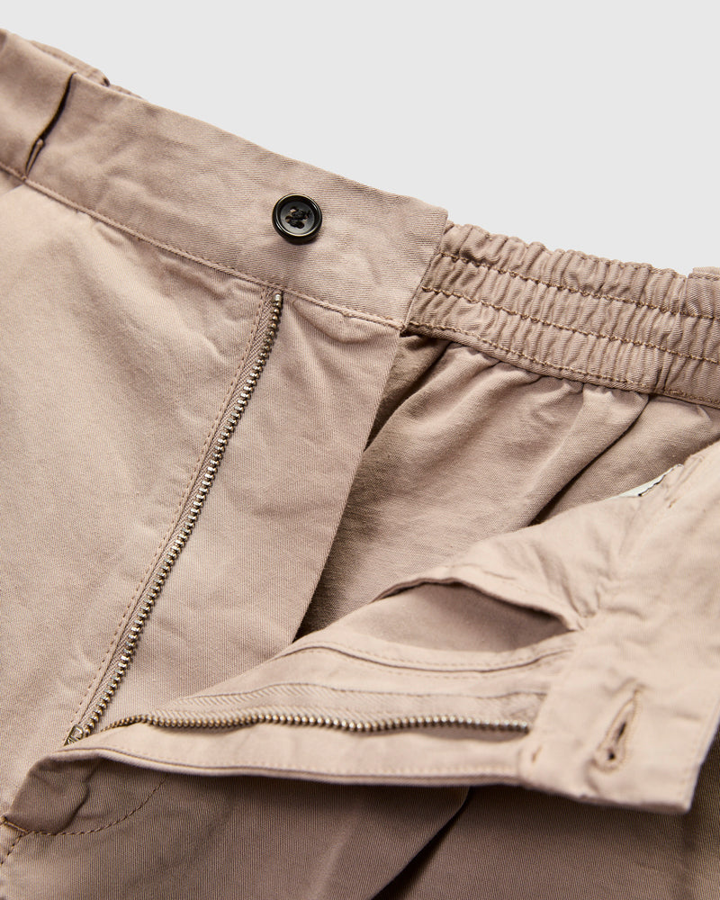 Harbor Twill Cotton Pant in Moon Rock