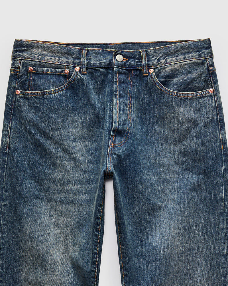 K102 Indigo Vintage Wash Jean – Straight Fit