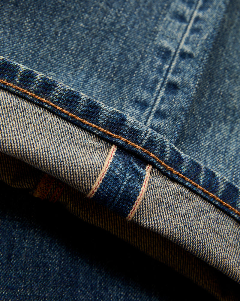 K102 Indigo Vintage Wash Jean – Straight Fit