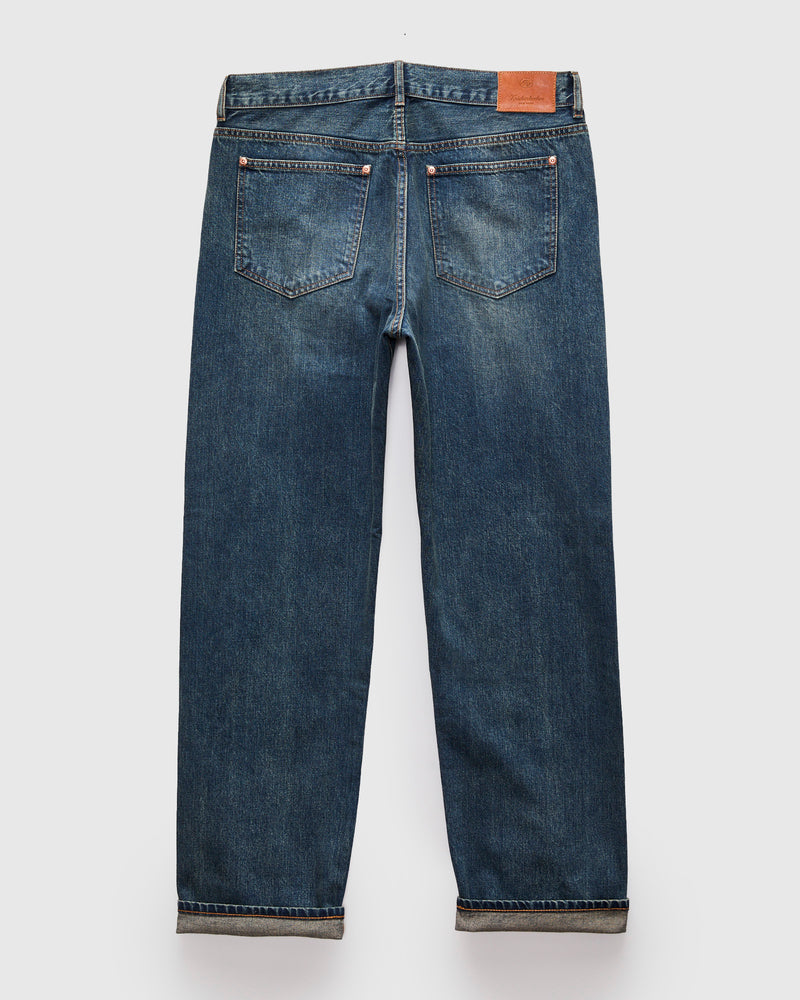 K102 Indigo Vintage Wash Jean – Straight Fit