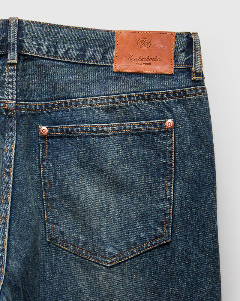 K102 Indigo Vintage Wash Jean – Straight Fit