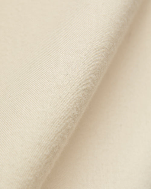 Penny Cotton Merino Flannel Shirt in Bone