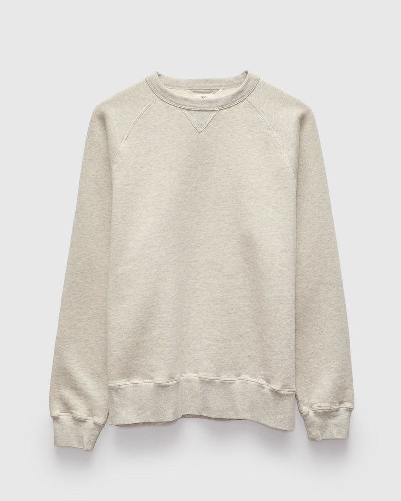 Stadium Loft Knit Crew in Oat Grey