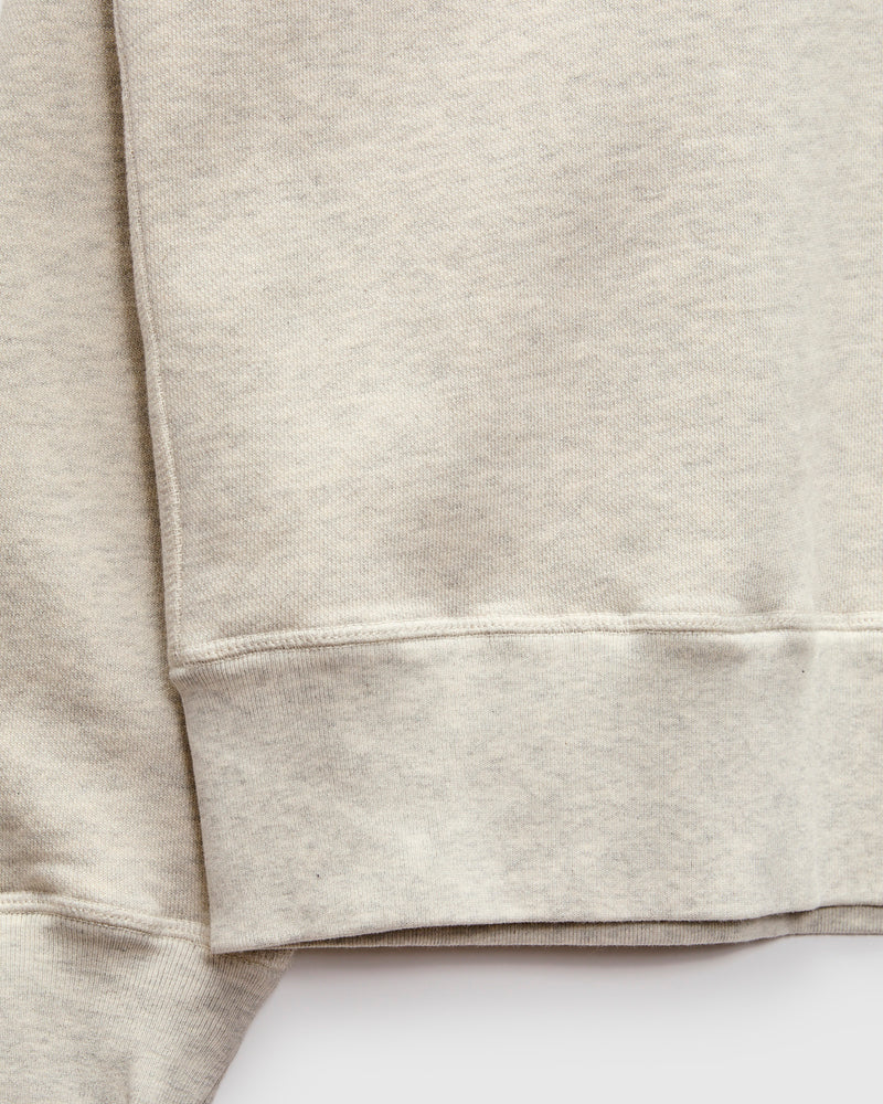 Stadium Loft Knit Crew in Oat Grey