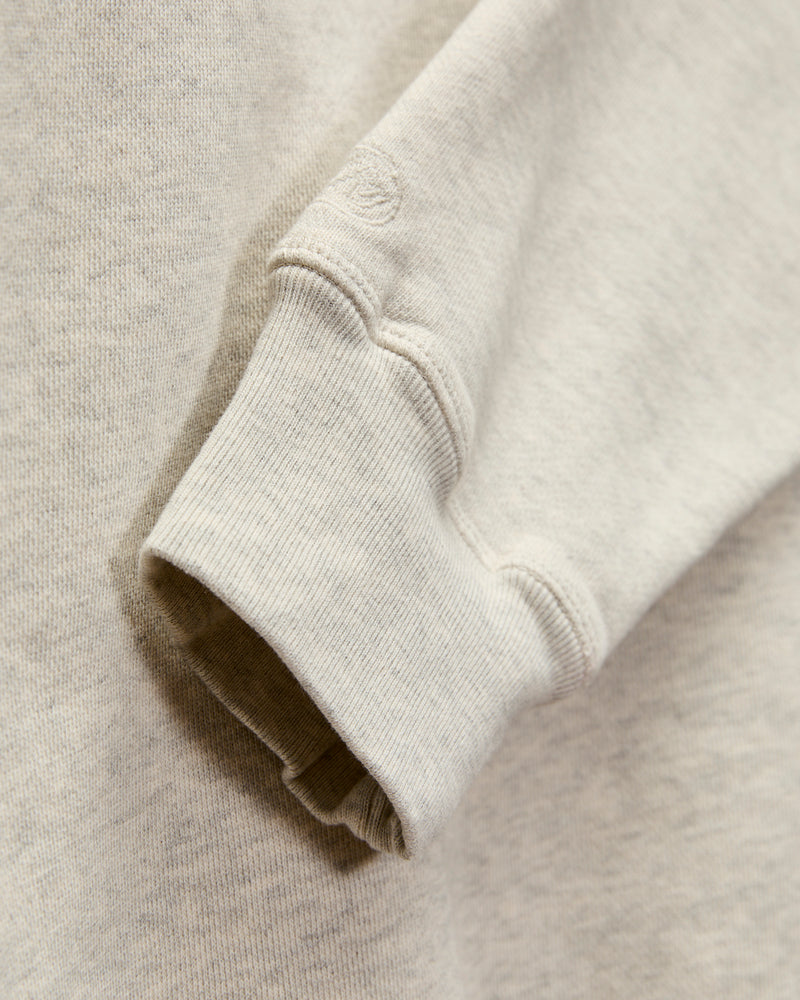 Stadium Loft Knit Crew in Oat Grey