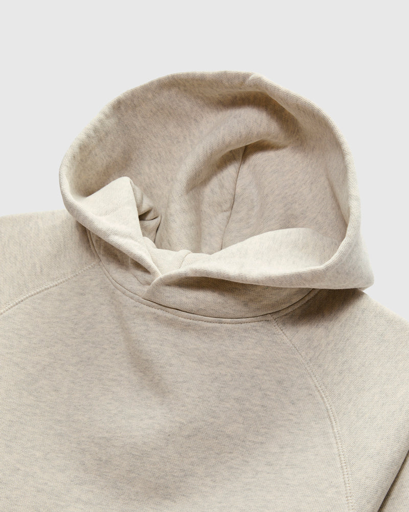 Stadium Loft Knit Hoodie in Oat Grey