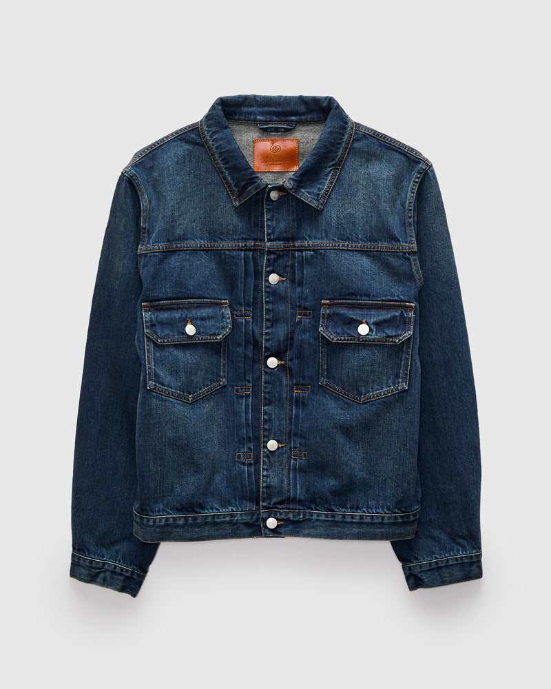 Wayfarer Denim Trucker in Indigo Vintage Wash