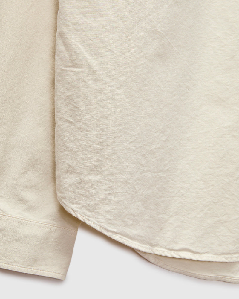 "Beefy" Cotton Oxford in Bone