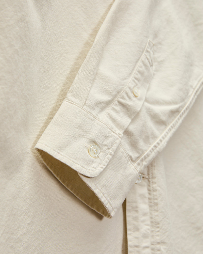 "Beefy" Cotton Oxford in Bone