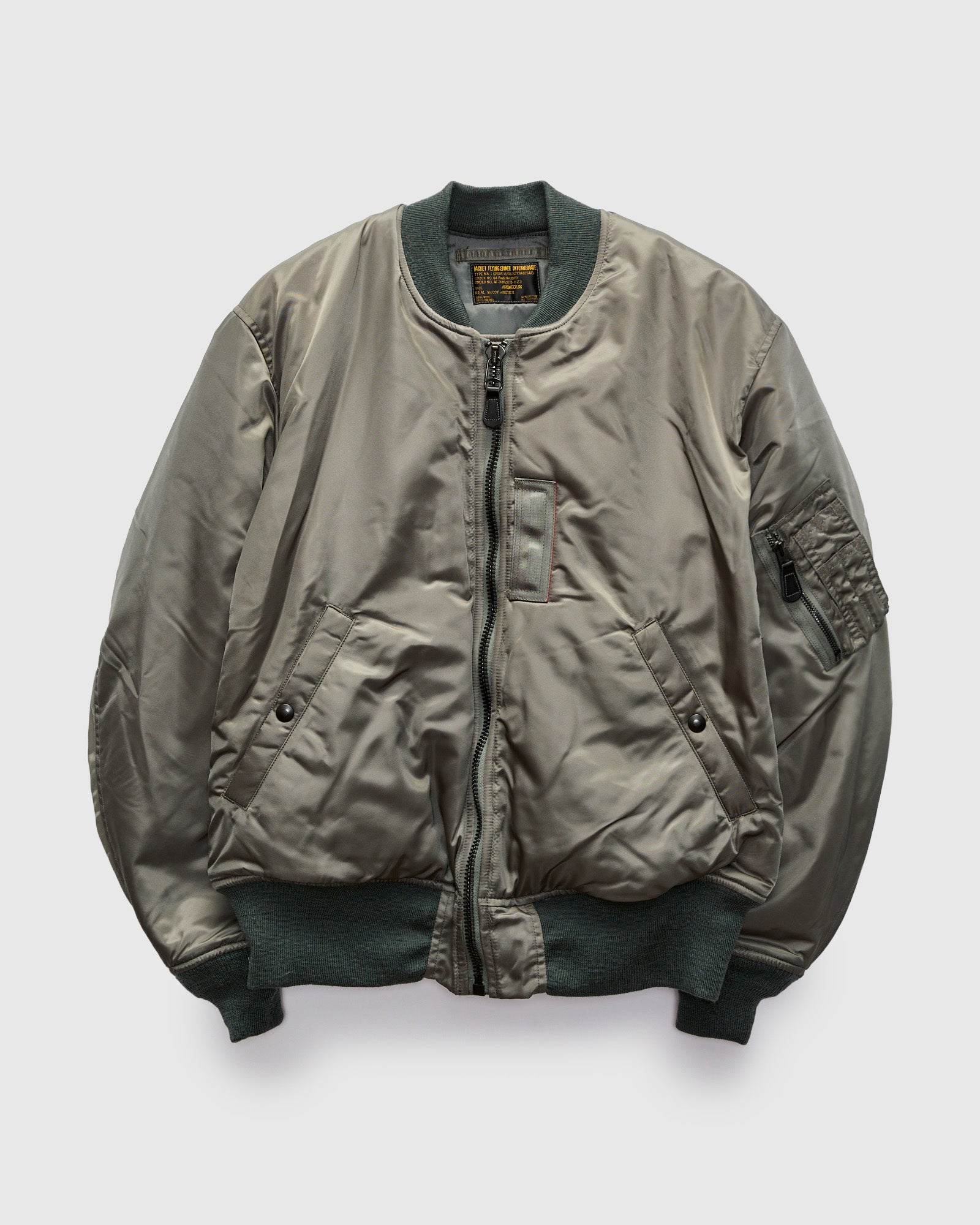 MFG. CO. Type MA-1 Flight Jacket in Sage Green – Blue Owl Workshop