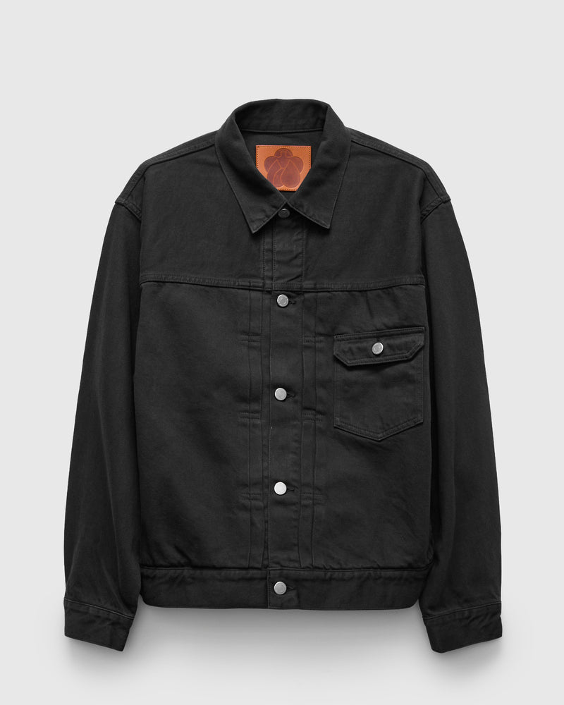 "Bamboo Charcoal" 12.5oz Selvedge Denim Type-1 Jacket