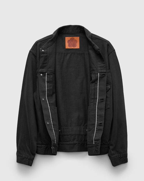 "Bamboo Charcoal" 12.5oz Selvedge Denim Type-1 Jacket