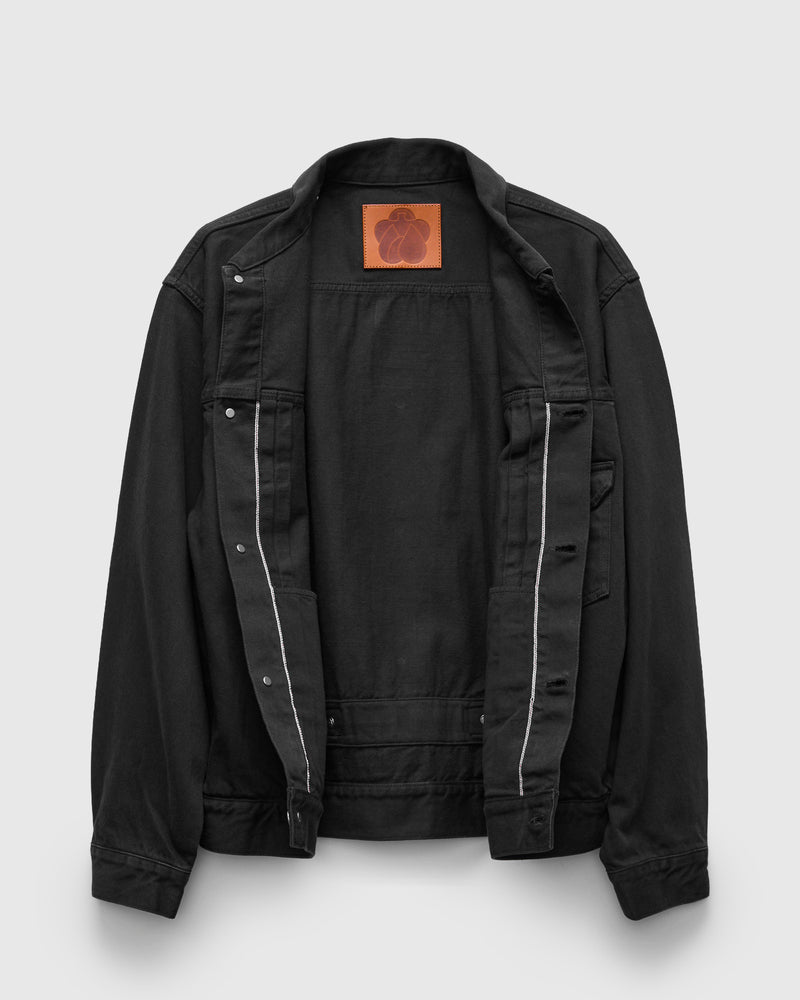 "Bamboo Charcoal" 12.5oz Selvedge Denim Type-1 Jacket