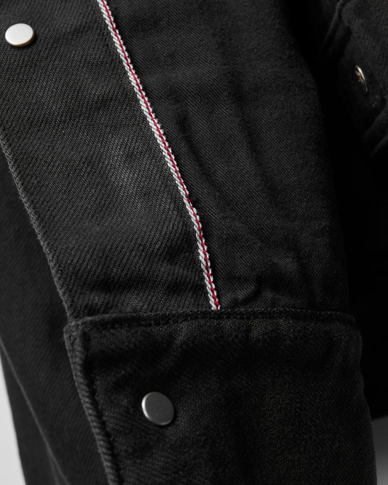"Bamboo Charcoal" 12.5oz Selvedge Denim Type-1 Jacket