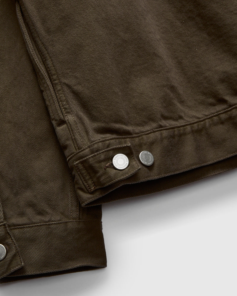 "Khaki Moss" 12.5oz Selvedge Denim Type-2 Jacket