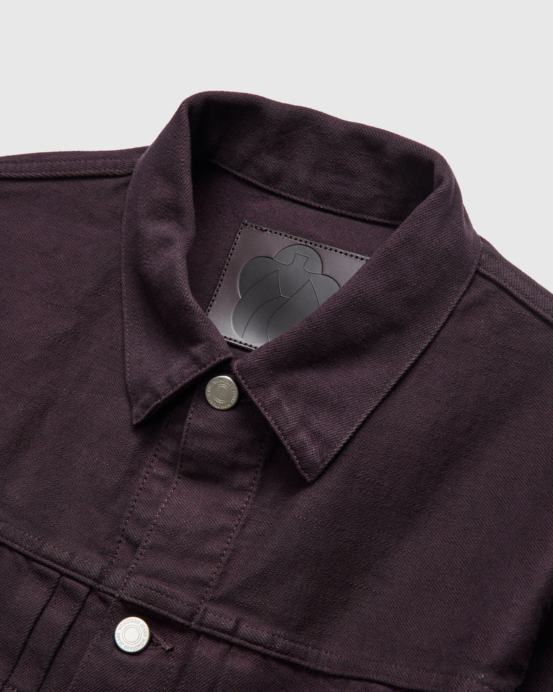 "Shikon Purple" 12.5oz Selvedge Denim Type-1 Jacket