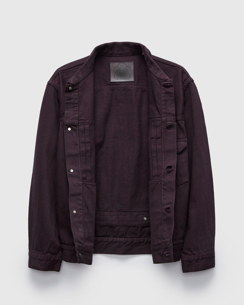 "Shikon Purple" 12.5oz Selvedge Denim Type-1 Jacket