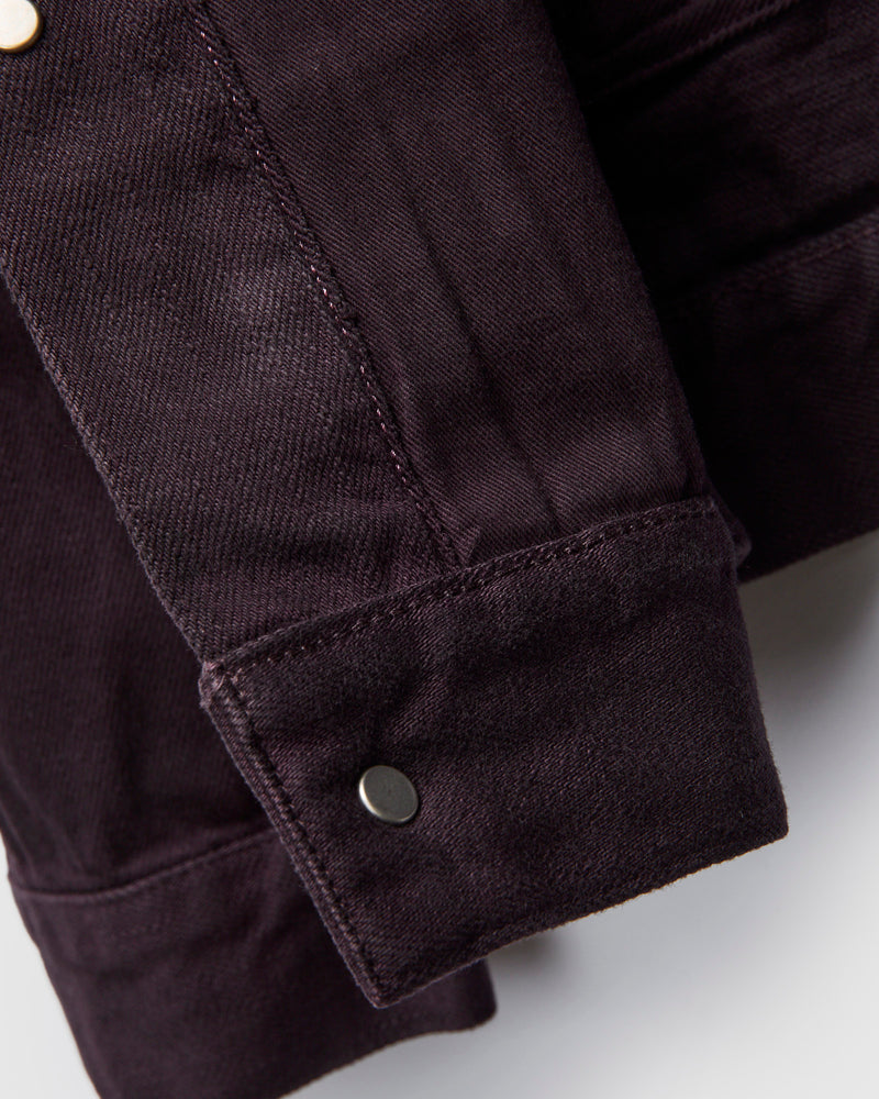 "Shikon Purple" 12.5oz Selvedge Denim Type-1 Jacket