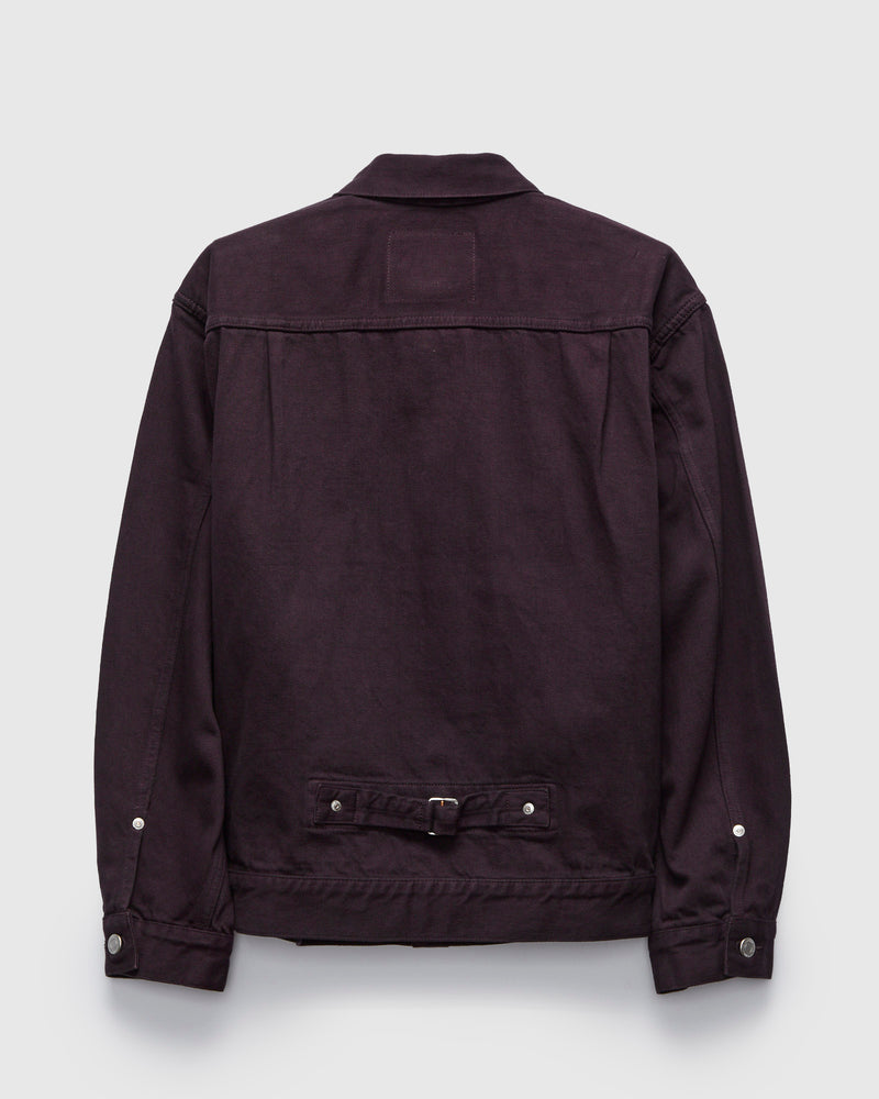 "Shikon Purple" 12.5oz Selvedge Denim Type-1 Jacket