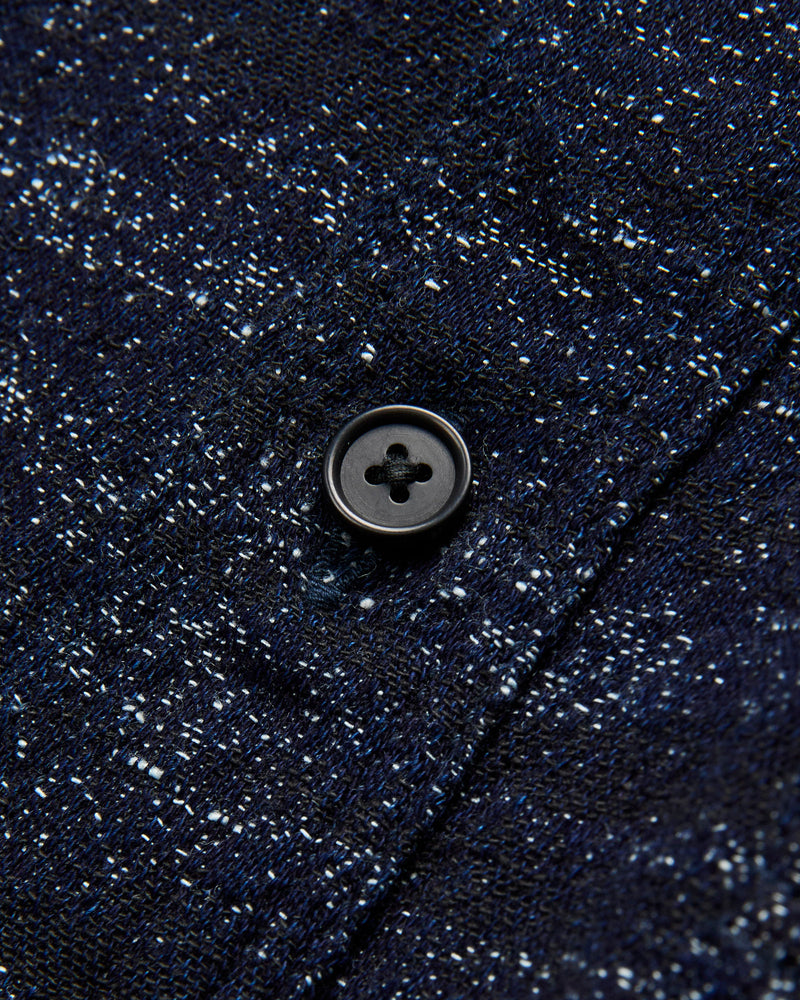Jacquard Shirt in Indigo Tiger Camo