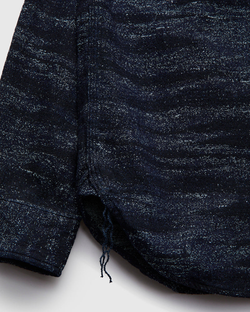 Jacquard Shirt in Indigo Tiger Camo