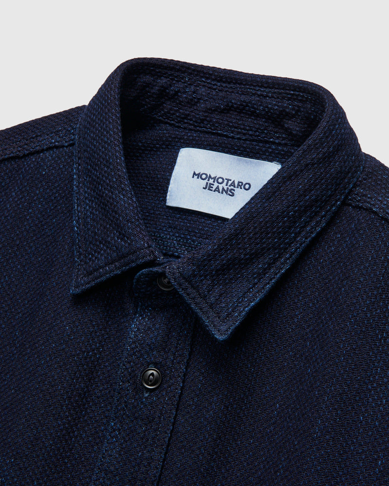 Sashiko Work Shirt in Indigo