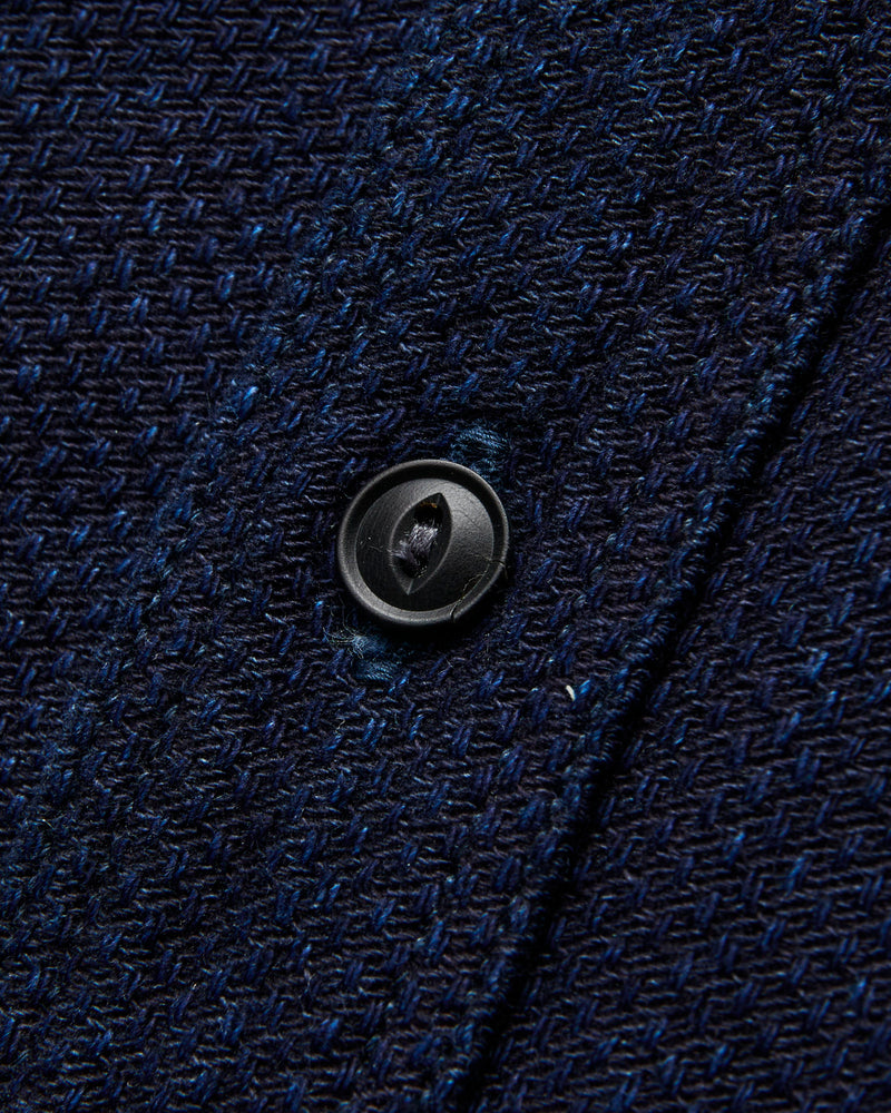 Sashiko Work Shirt in Indigo