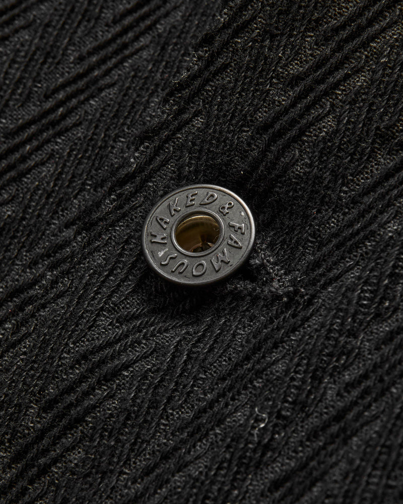 "Sugiaya" Chore Coat in Black