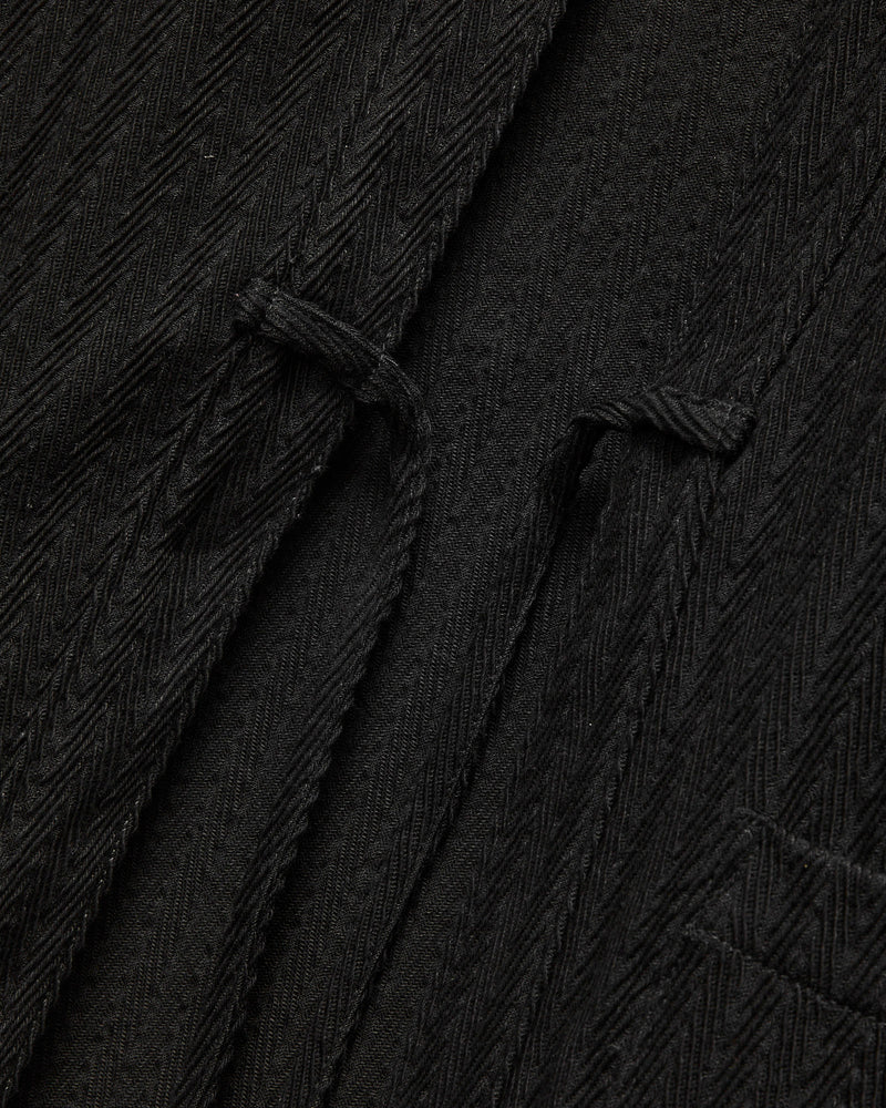 "Sugiaya" Kimono Shirt in Black