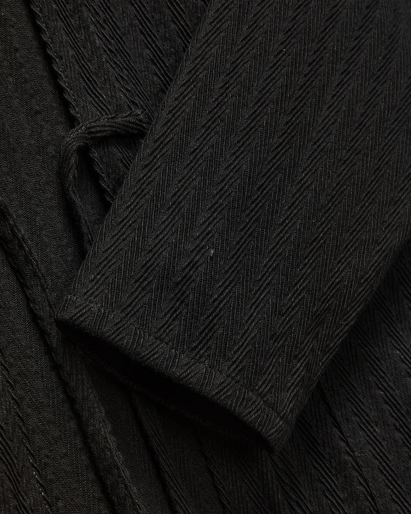 "Sugiaya" Kimono Shirt in Black