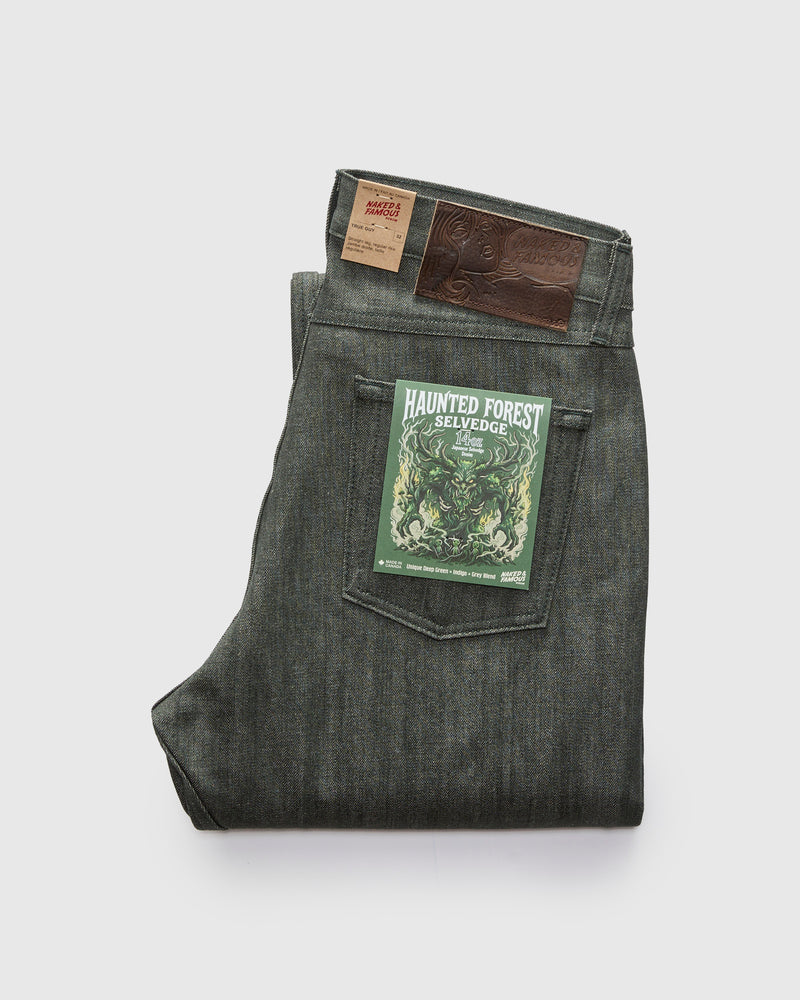 "Haunted Forest" 14oz Selvedge Denim - True Guy Fit