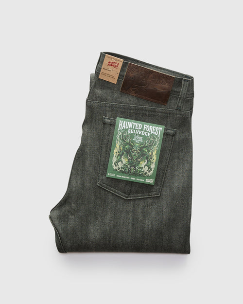 "Haunted Forest" 14oz Selvedge Denim - Weird Guy Fit