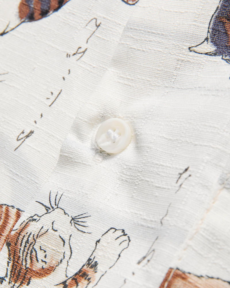"Japanese Neko Cats" True Shirt in Bone