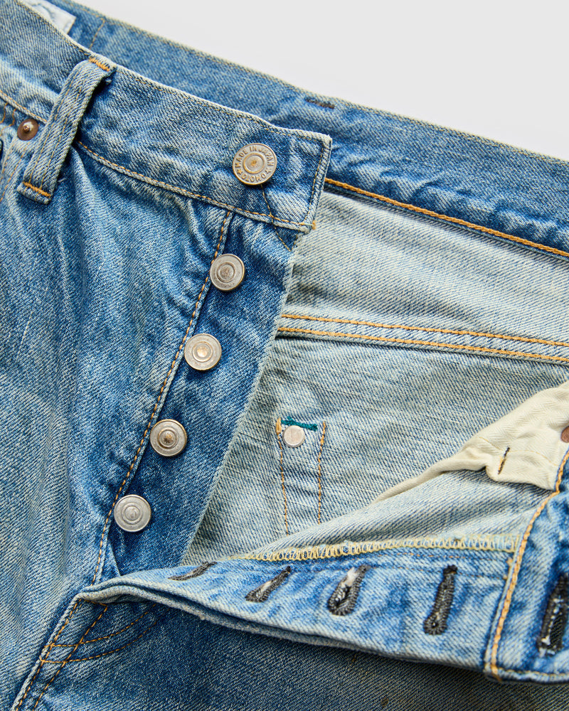 0815 "6 Year Wash" 13.5oz Selvedge Denim - Loose Wide Fit