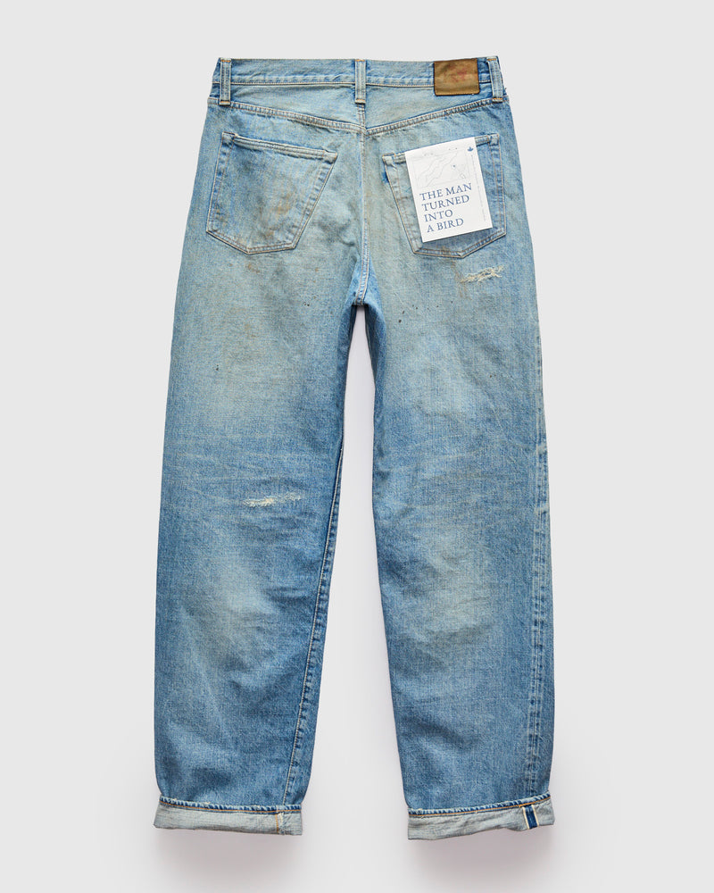0815 "6 Year Wash" 13.5oz Selvedge Denim - Loose Wide Fit