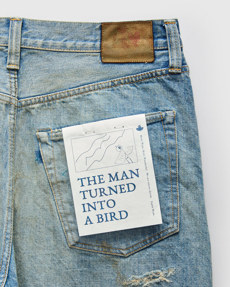0815 "6 Year Wash" 13.5oz Selvedge Denim - Loose Wide Fit